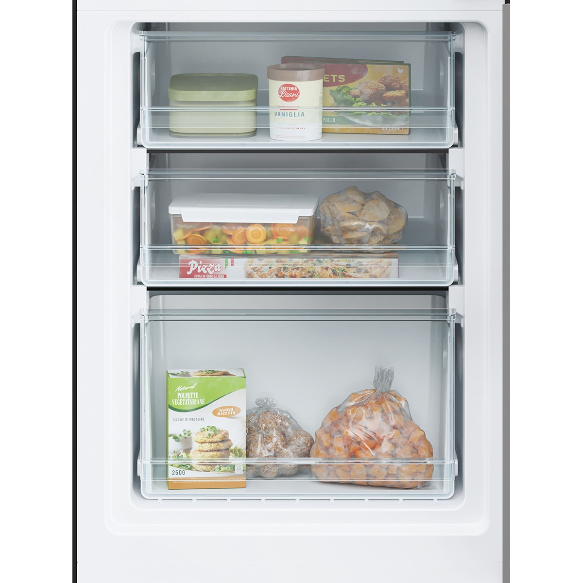 Frigorífico combi Candy Low Frost - CCT3L517EB Negro-5