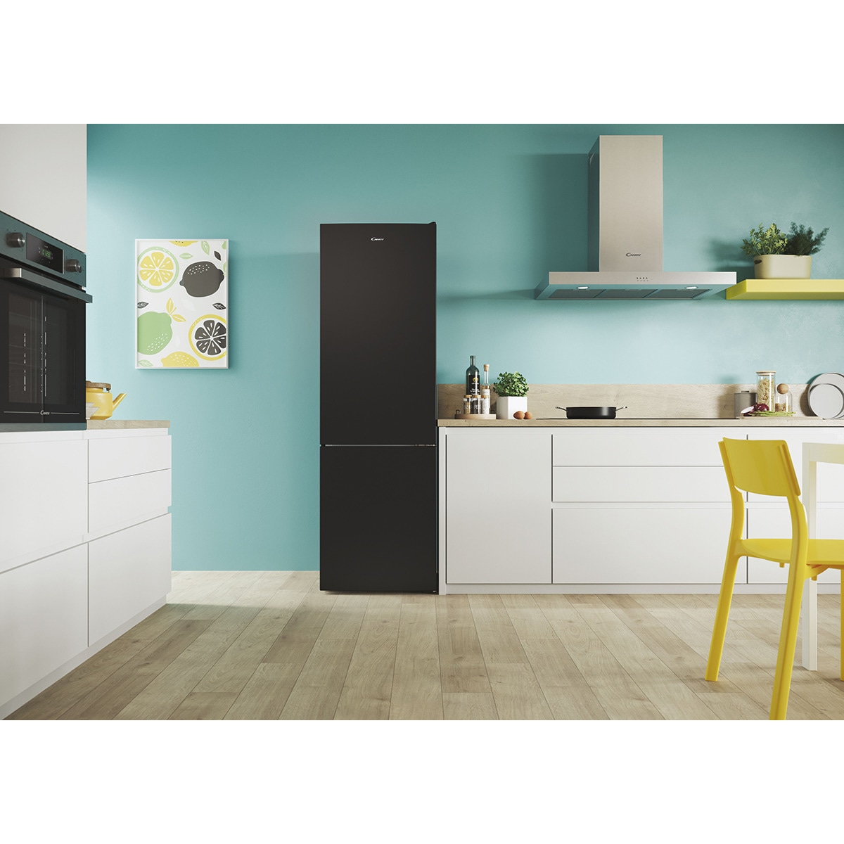 Frigorífico combi Candy Low Frost - CCT3L517EB Negro-10