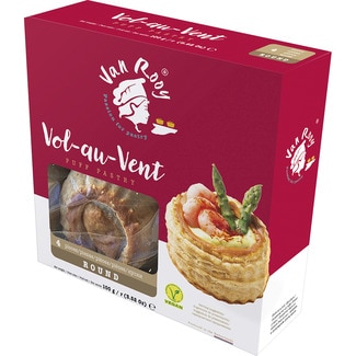 volovanes 4 unidades estuche 100 g - Van Rooy