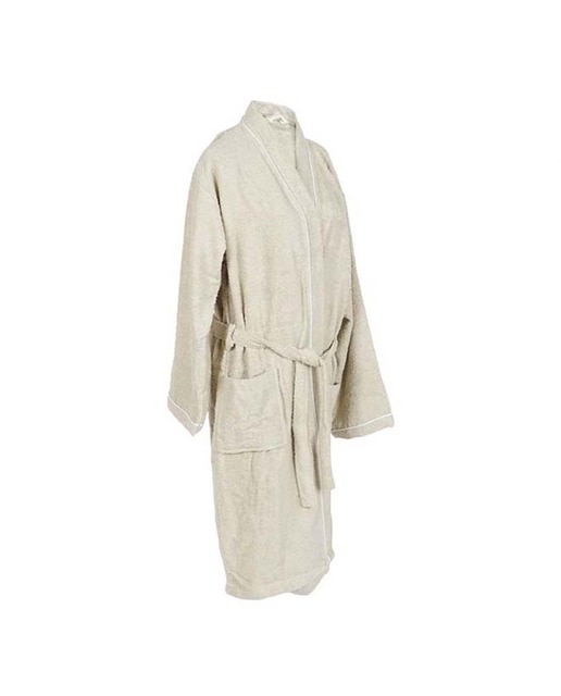 Imagen 0 de Albornoz set 2 algodón 1x1x1 400gr. mujer beige