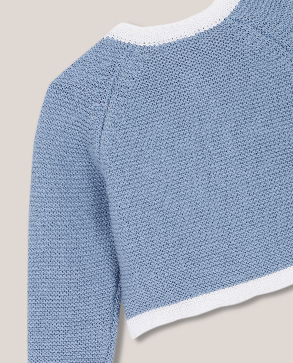 Casaco com Vivos em Contraste Azul-4