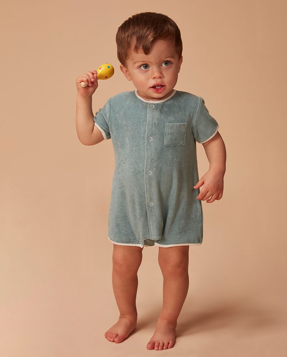 Macacão de Tecido Turco Verde-2