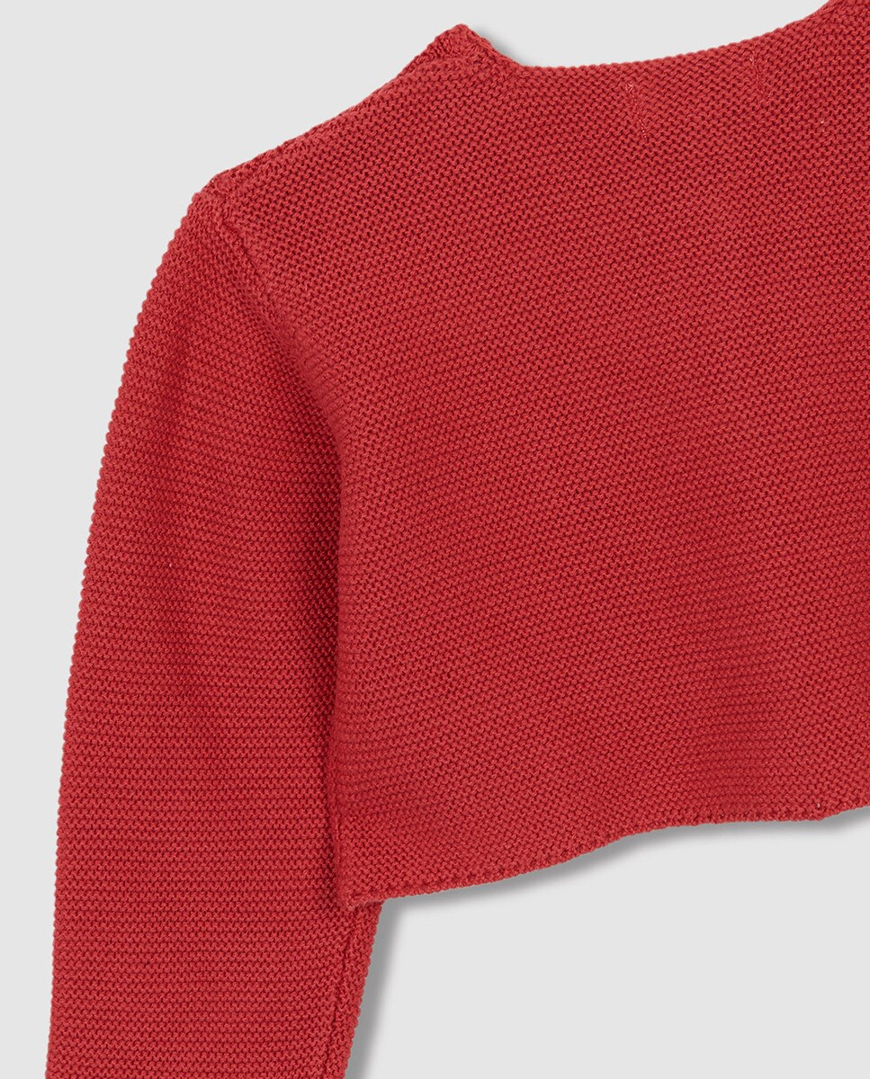 Casaco de Ponto Musgo Rosa-5