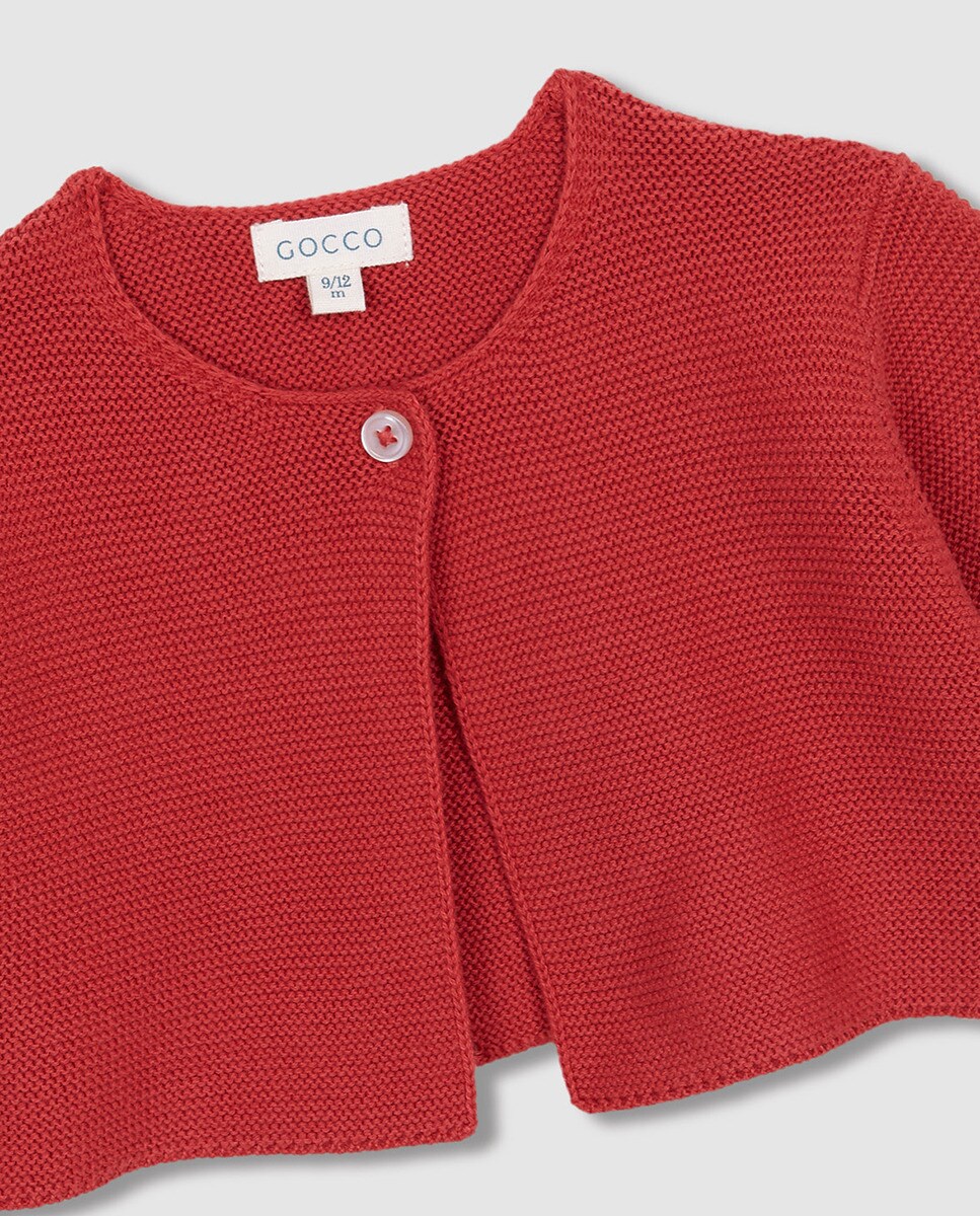 Casaco de Ponto Musgo Rosa-4