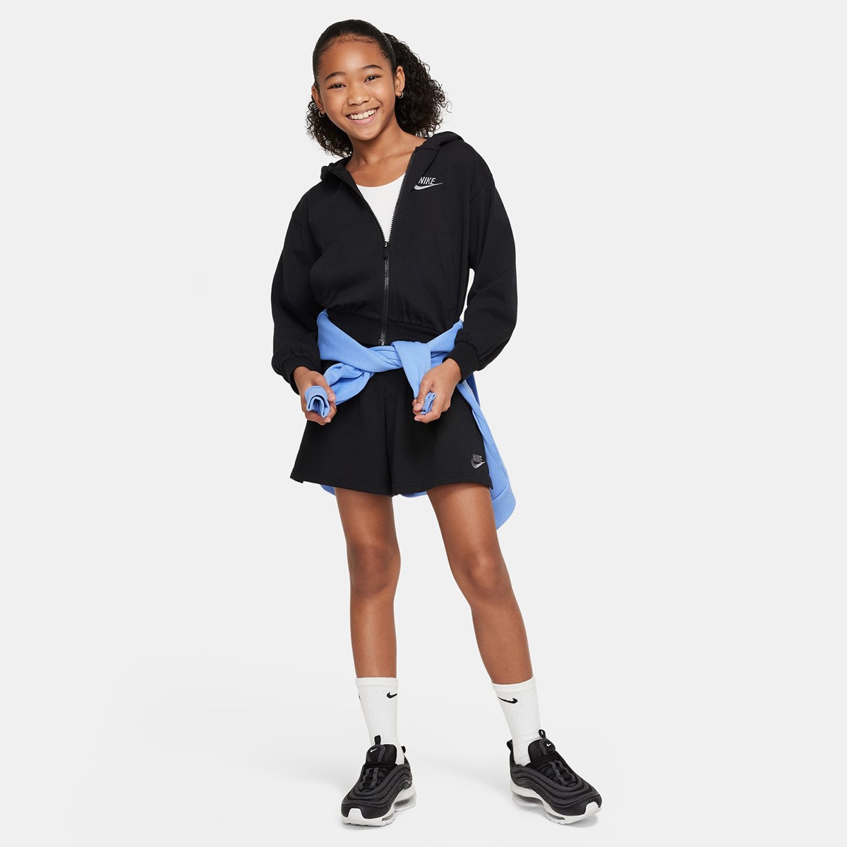 Sweatshirt de menina Sportswear Nike Preto-6