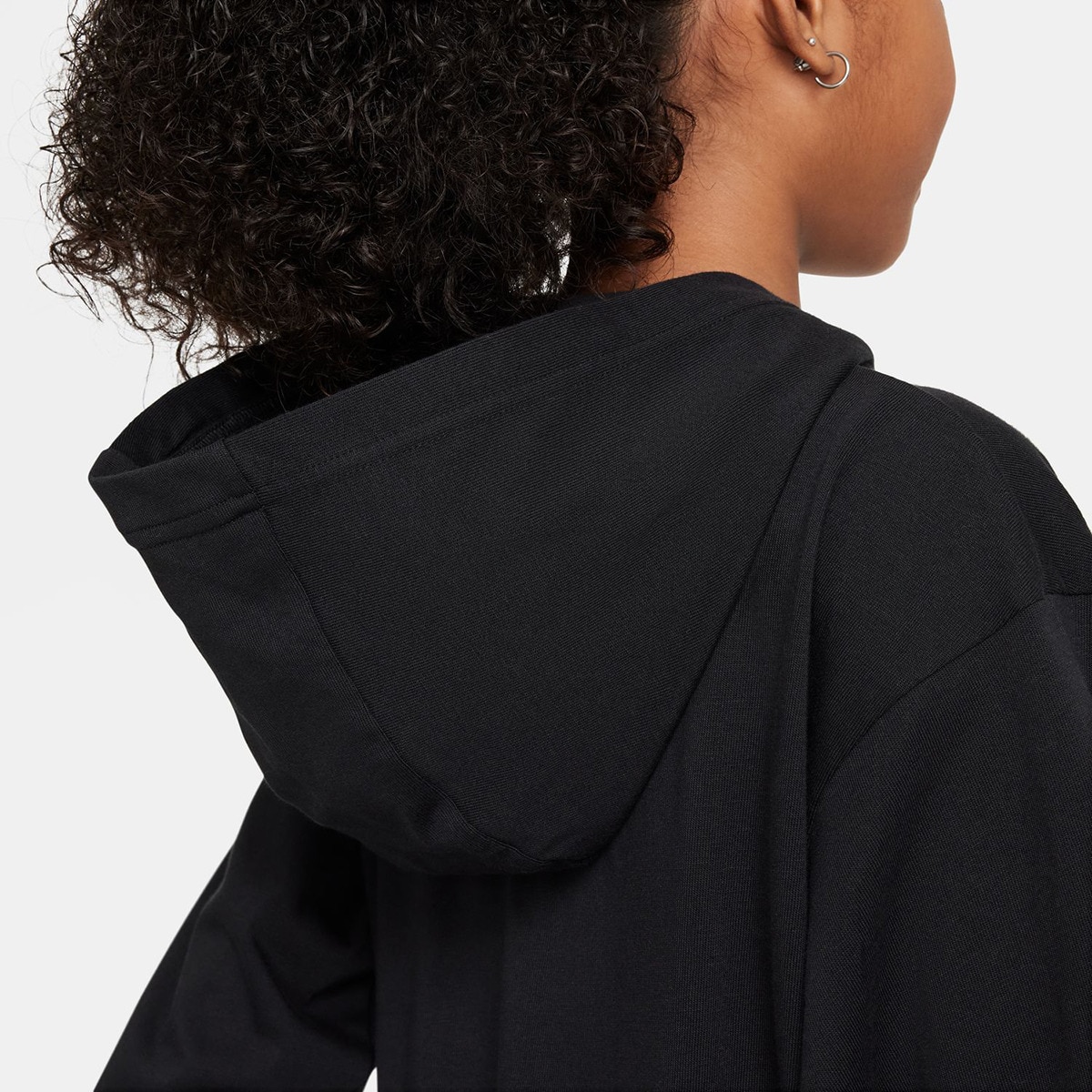 Sweatshirt de menina Sportswear Nike Preto-5