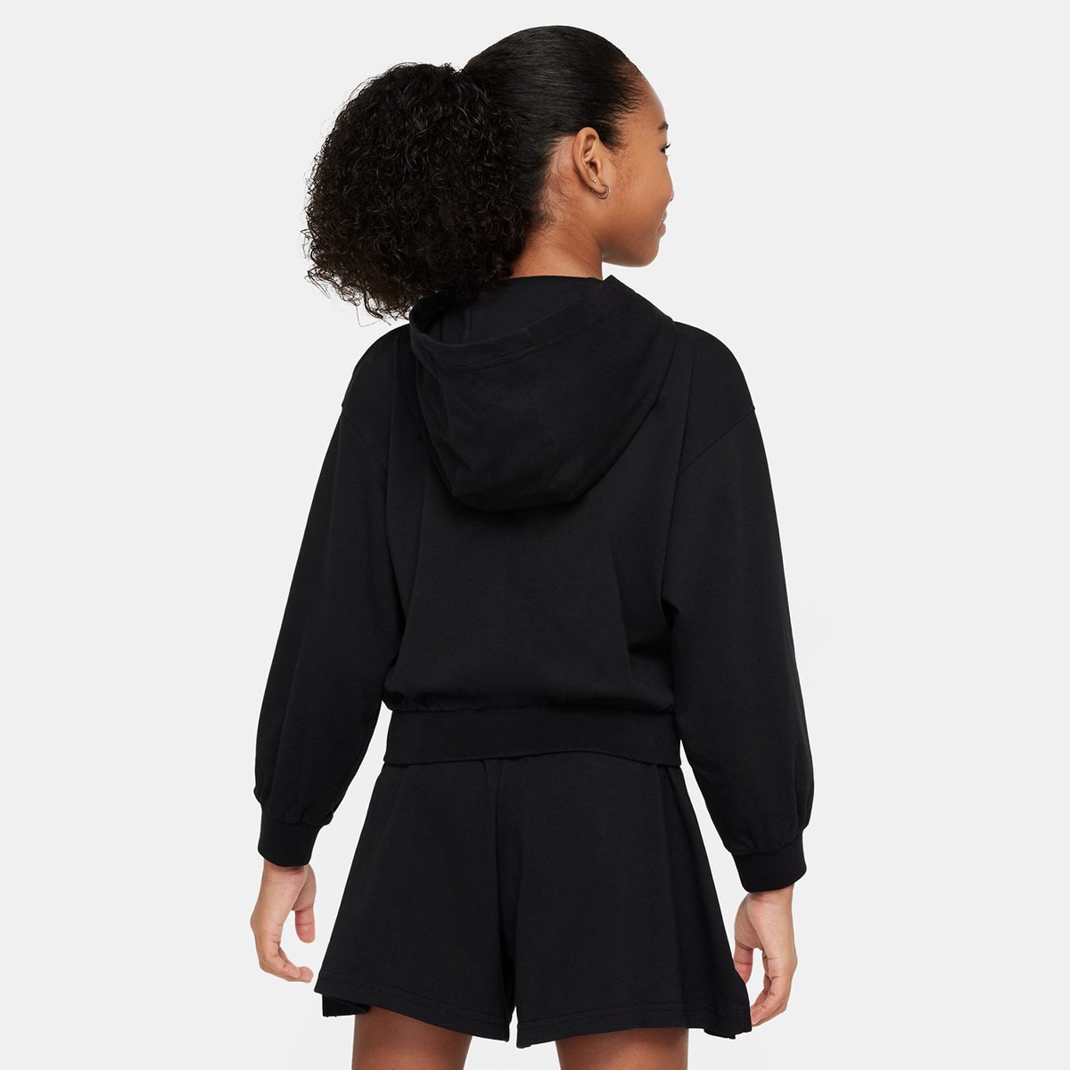 Sweatshirt de menina Sportswear Nike Preto-2