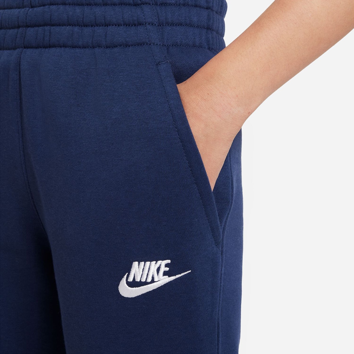 Calças de criança Club Fleece Nike Azul-escuro-5