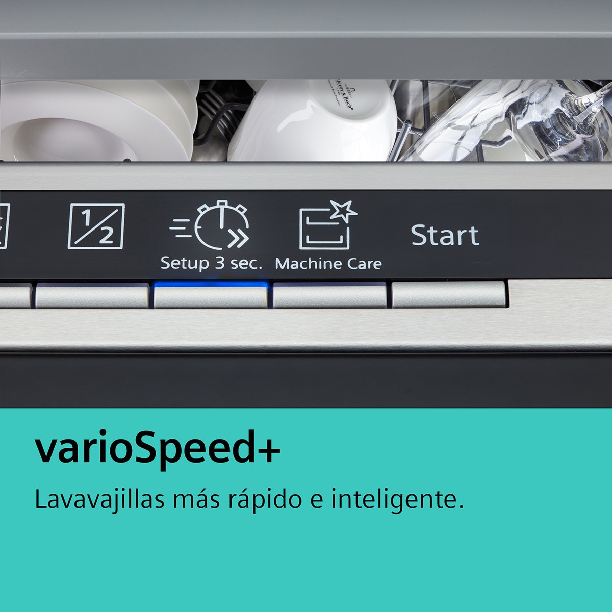 Lavavajillas Siemens 14 servicios, Bandeja Cubiertos , 60 cm - SN23EW03ME Blanco-8
