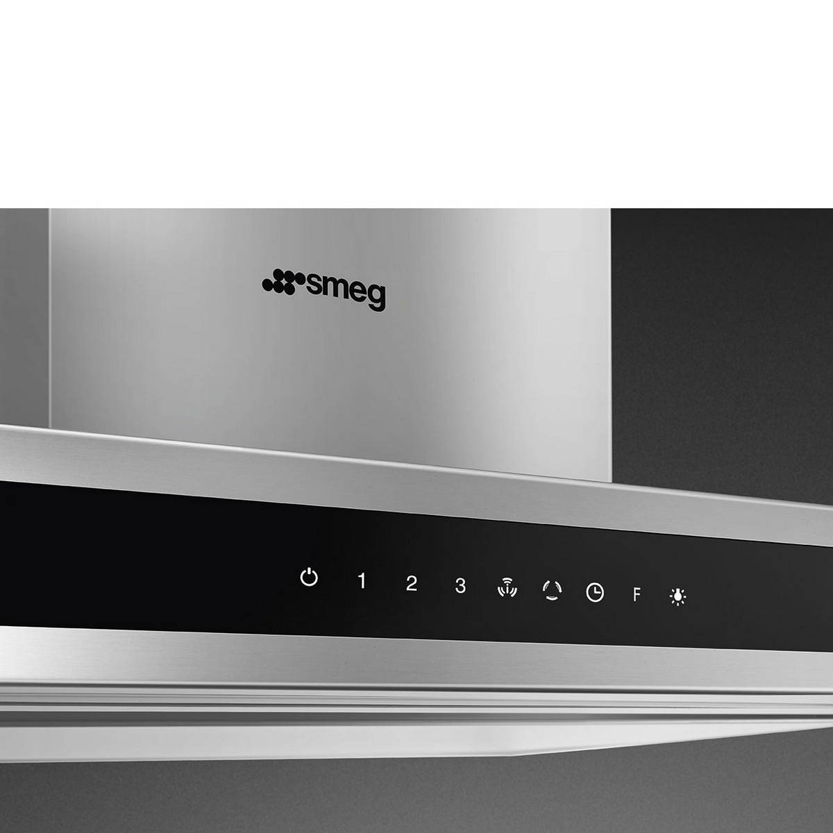 Exaustor de Ilha Smeg Universal KLTI12L4X de 4 Velocidades e de 120 cm - Aço Inox e Vidro Inox-4