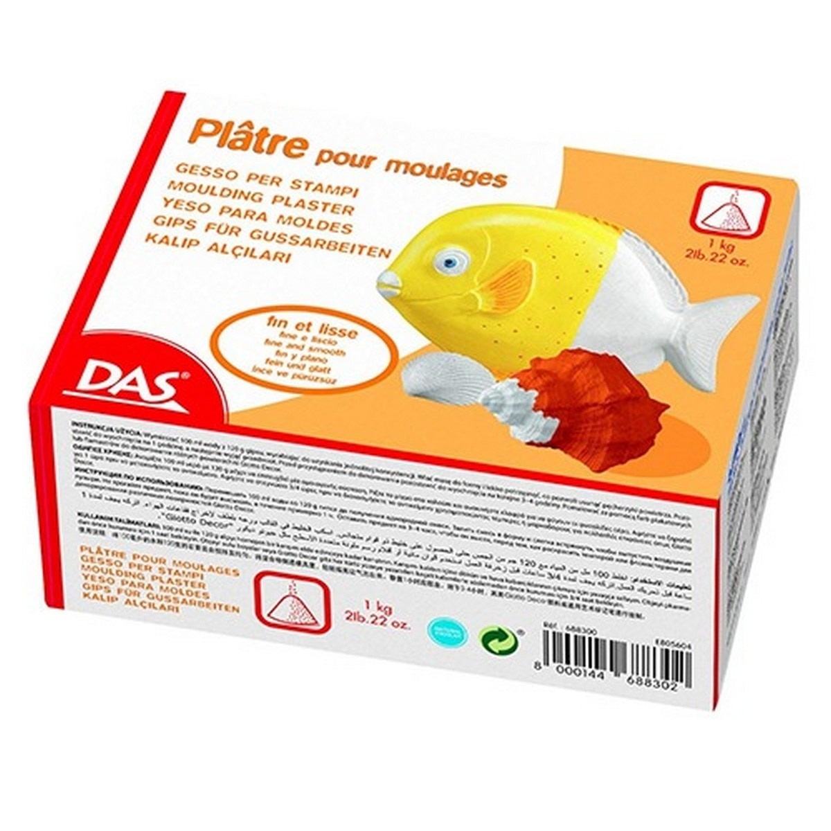 Gesso para Modelar DAS 1kg 1