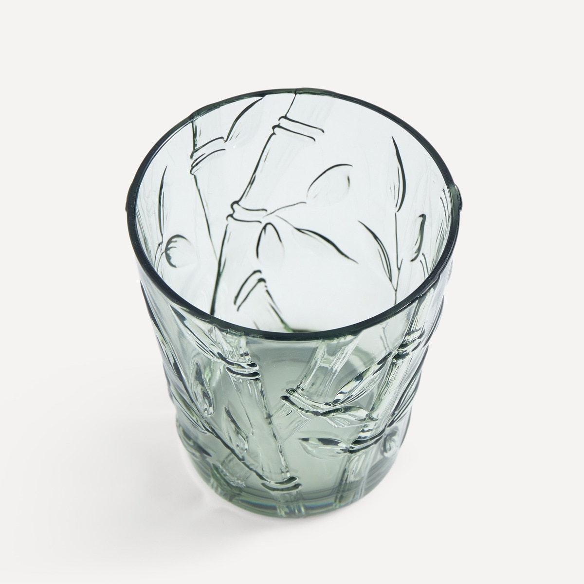 Vaso de agua acrílico Palm-Bamboo El Corte Inglés Verde-2
