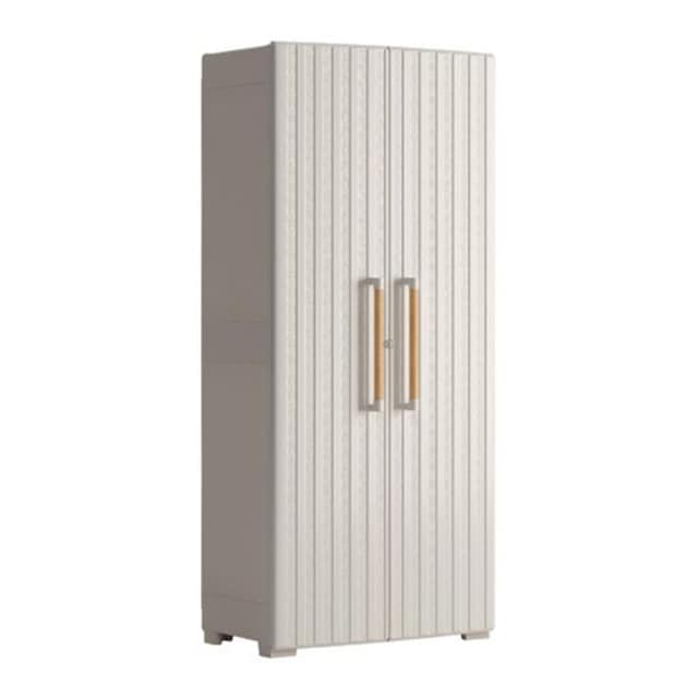 Imagen 0 de Armario Resina Alto Groove 2 puertas 80x45x180 cm