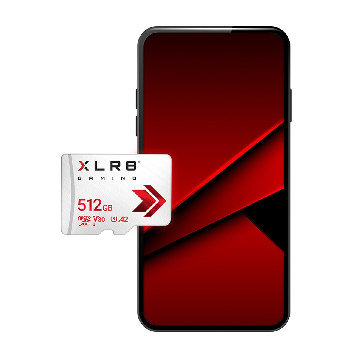 Tarjeta Gaming MicroSD PNY XLR8 512GB Blanco-4