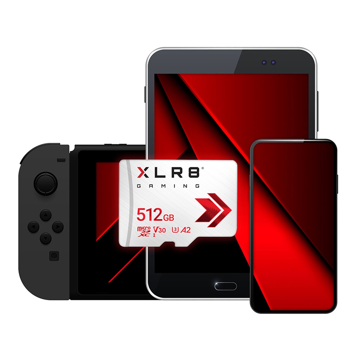 Tarjeta Gaming MicroSD PNY XLR8 512GB Blanco-5
