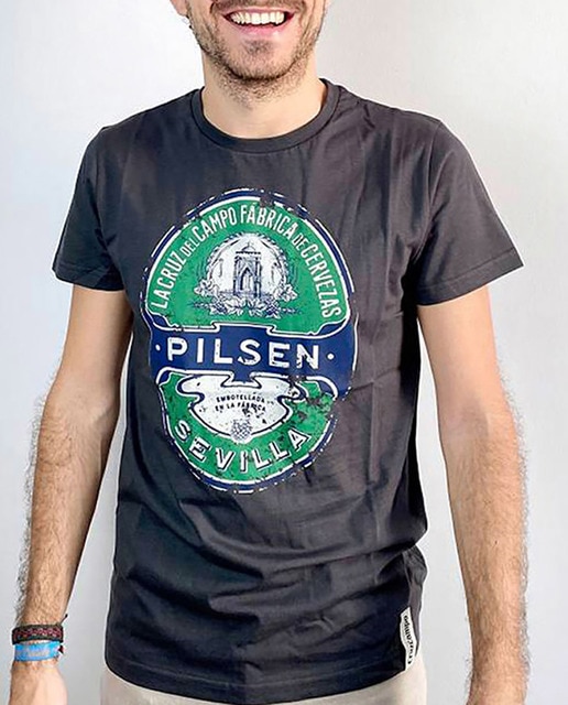 Imagen 0 de Camiseta Cruzcampo Pilsen Negra