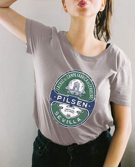 Imagen 0 de Camiseta Cruzcampo Pilsen Gris