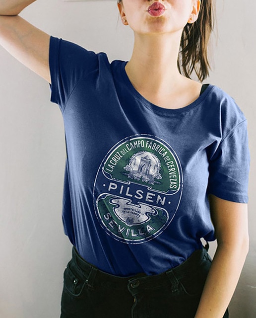 Imagen 0 de Camiseta Cruzcampo Pilsen Navy