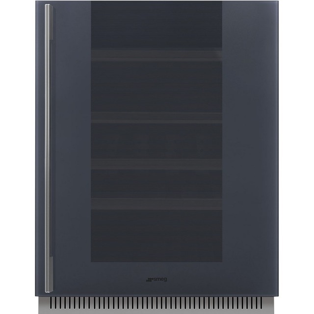 Imagem 0 de Garrafeira Encastrável Smeg Linea CVI138RG com Dobradiças à Direita e para 38 Garrafas Standard - Neptune Grey