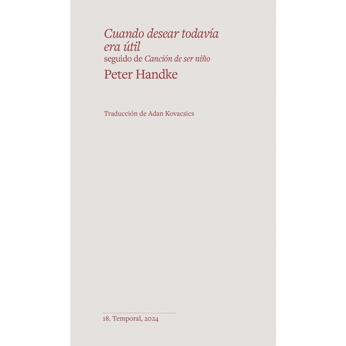 Cuando desear todavía era útil 1