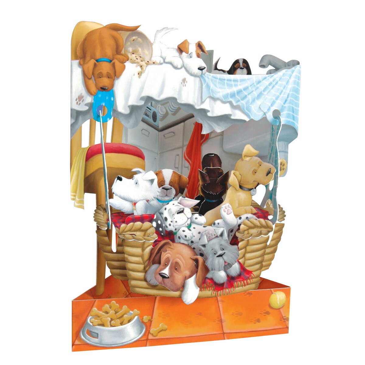 Cartão Swing Cards Cachorros - Bege Bege / Branco-1