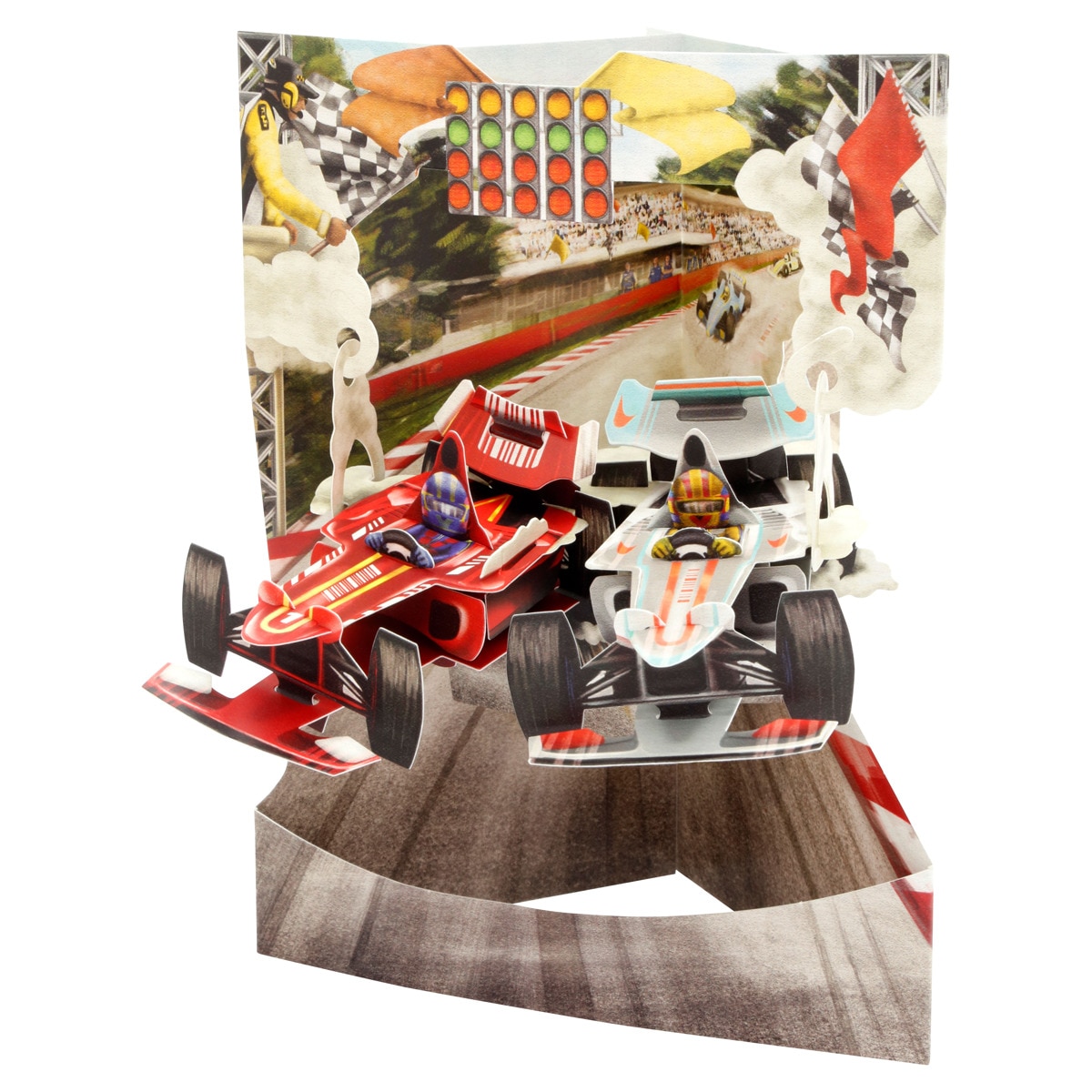 Cartão Swing Cards Carros - Vermelho Vermelho / Cinzento-1