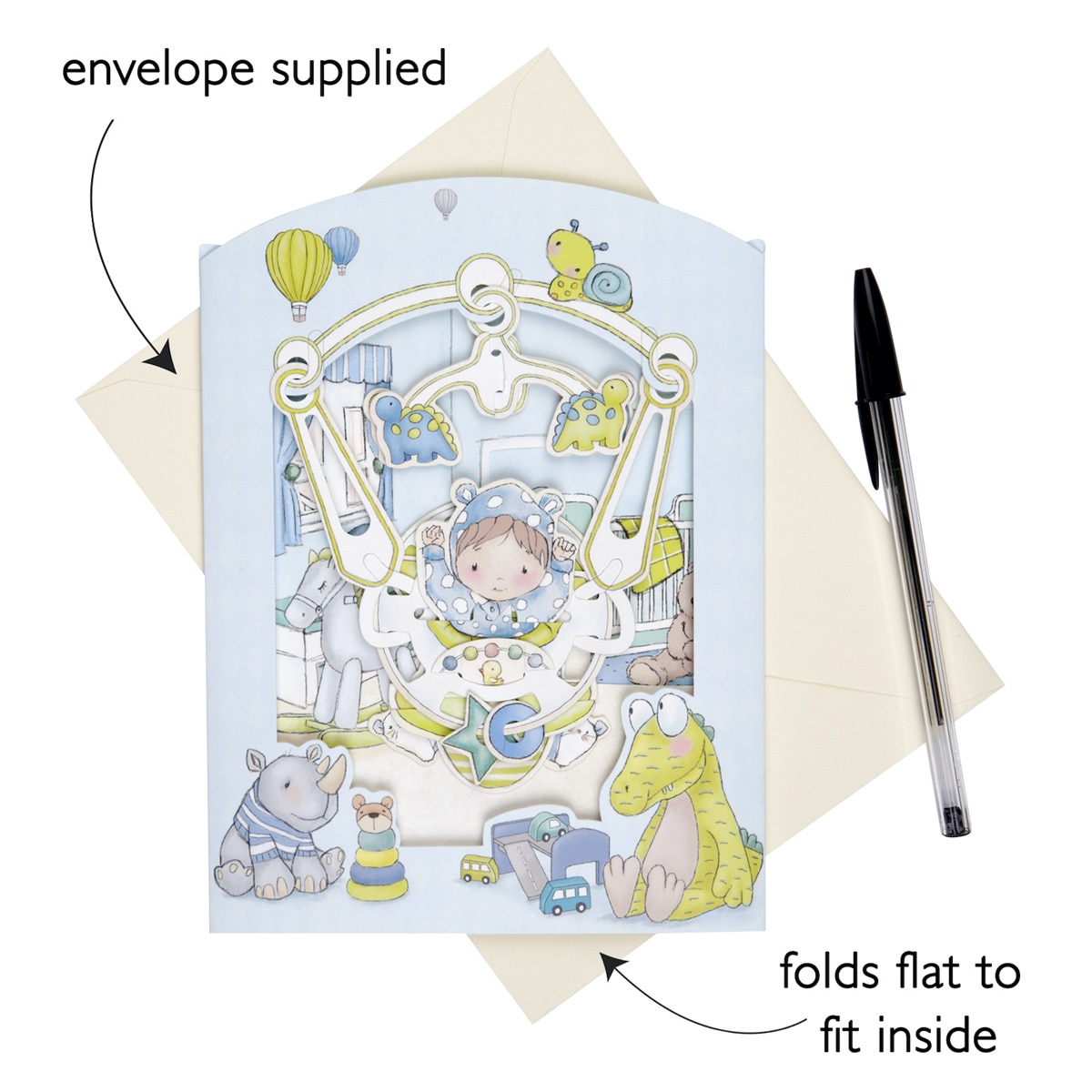 Cartão Swing Cards Baby Boy - Azul Azul / Verde-2
