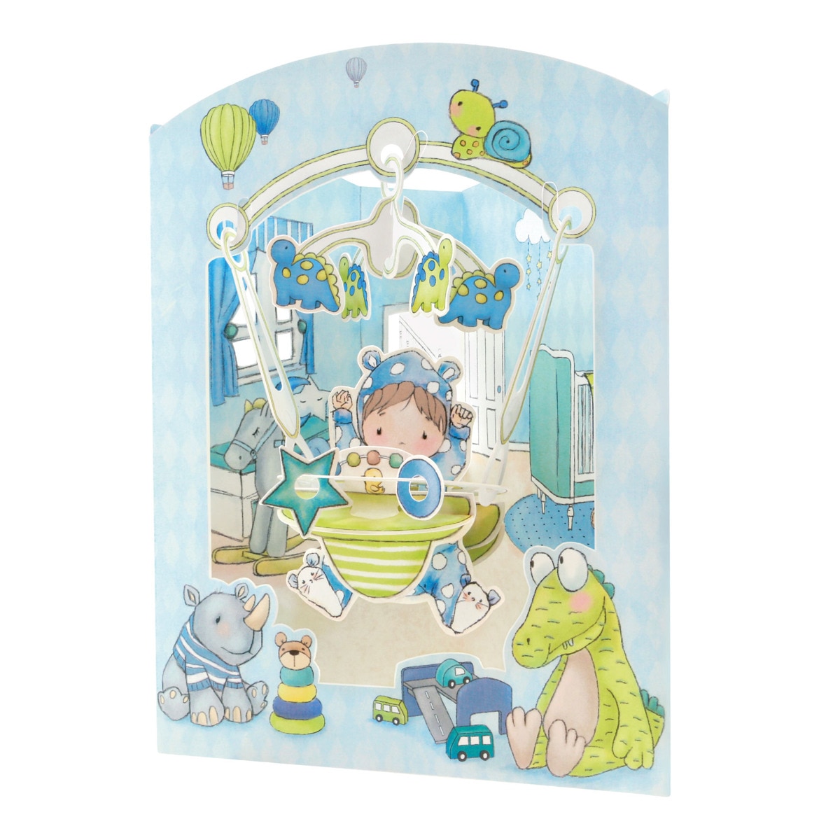 Cartão Swing Cards Baby Boy - Azul Azul / Verde-1