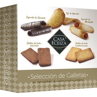 Selección galletas surtidas estuche 200 g - Casa Eceiza