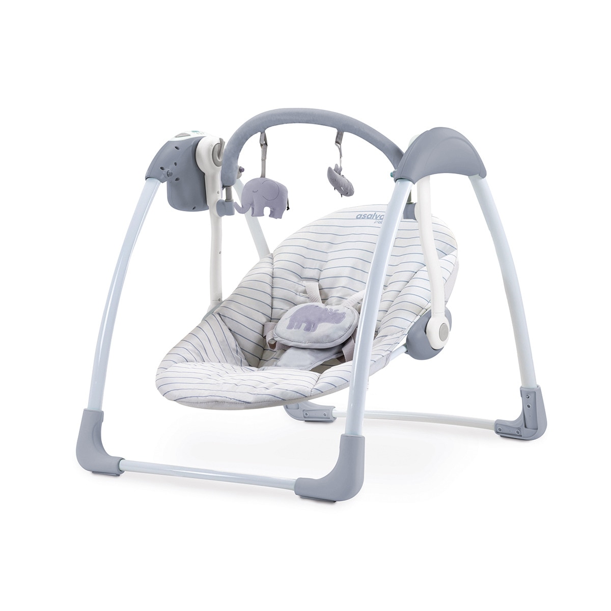 Columpio musical Daddy Hippo Gris-1