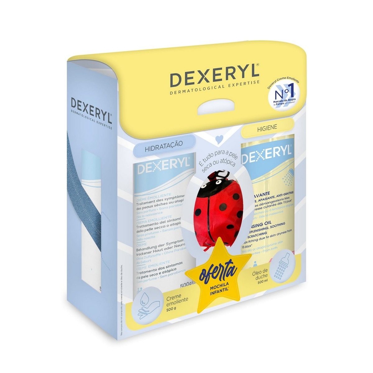 Imagem 0 de Kit Dexeryl Creme + Óleo Oferta Mochila Infantil - 2x500 g