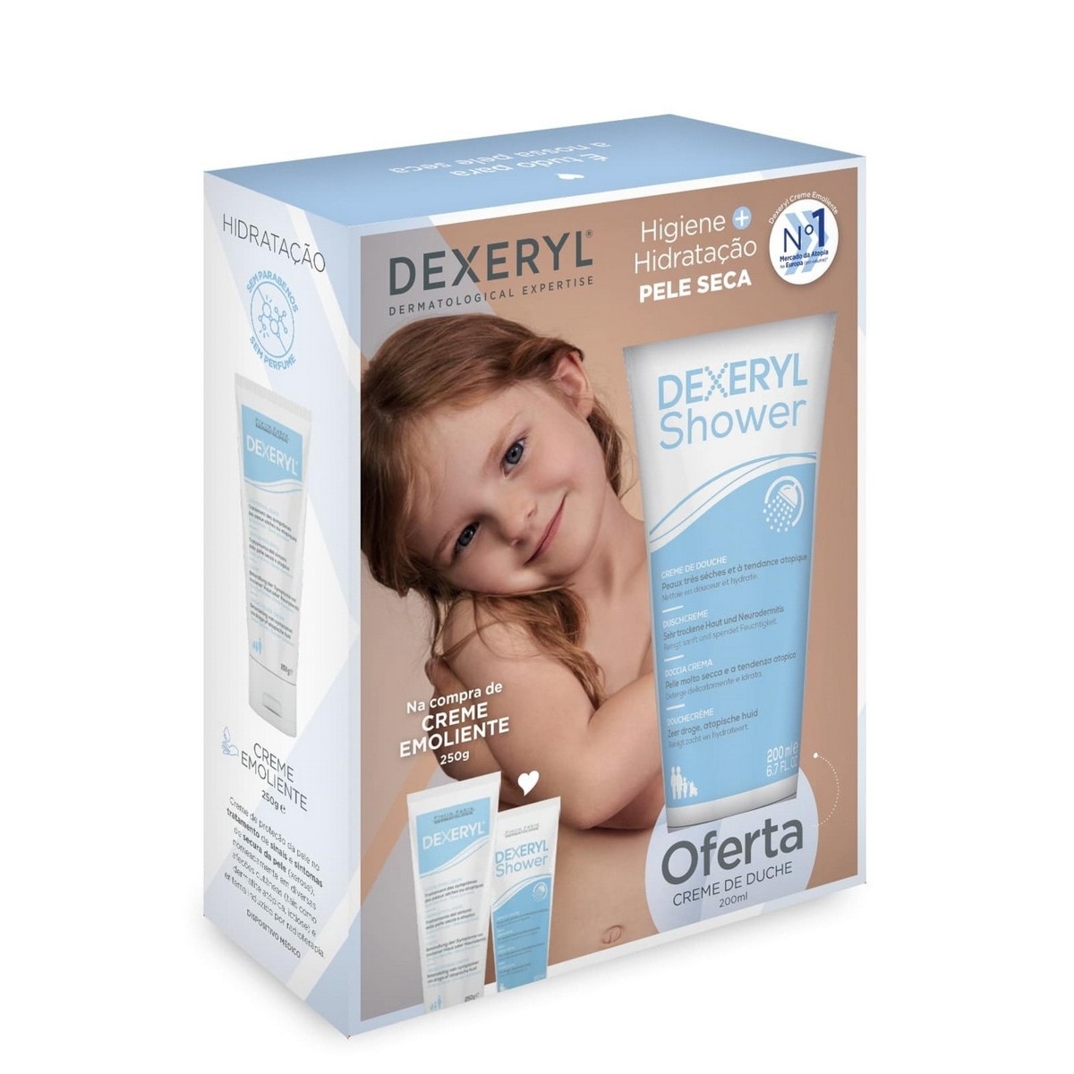 Imagem 0 de Kit Dexeryl Hidratação + Higiene - 250 g + 200 ml