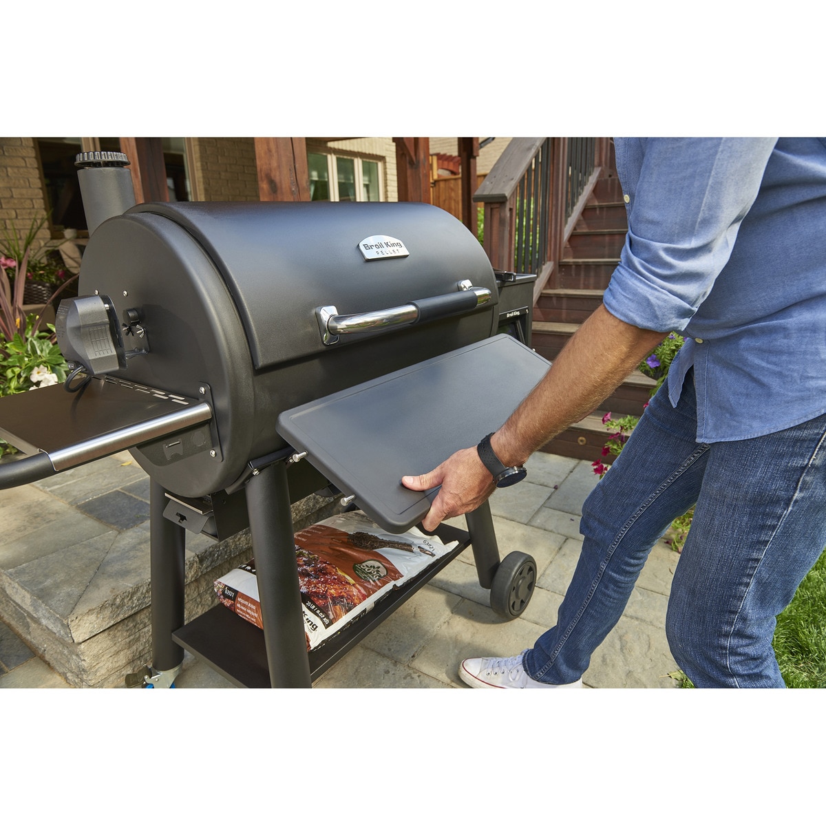 Barbecue a Pellets Regal Pellet 500 X Preto-11