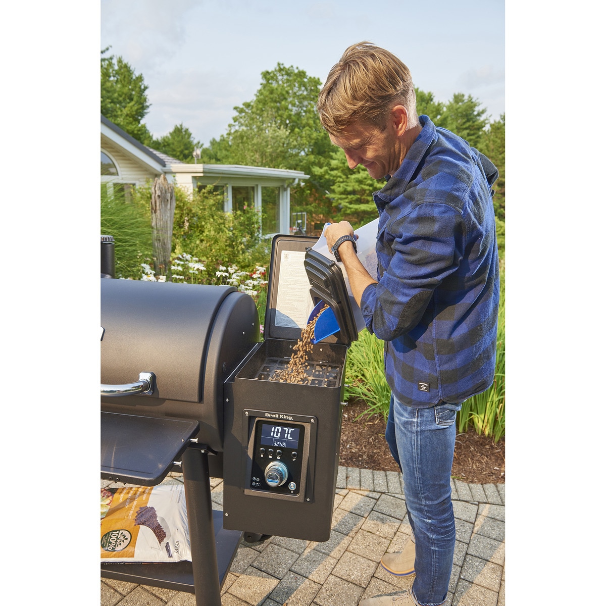 Barbecue a Pellets Regal Pellet 500 X Preto-9
