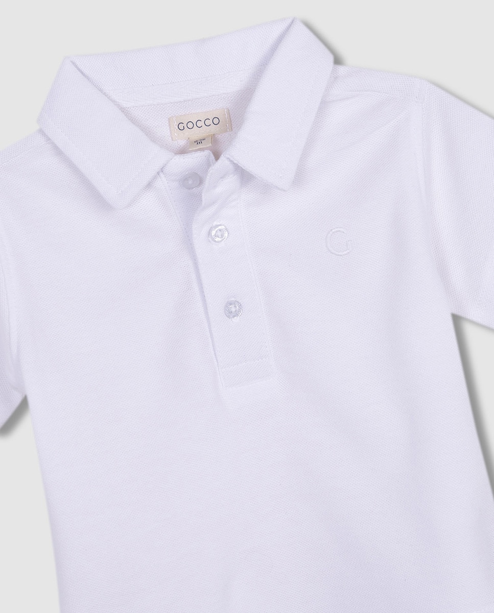 Polo Básico Branco-5