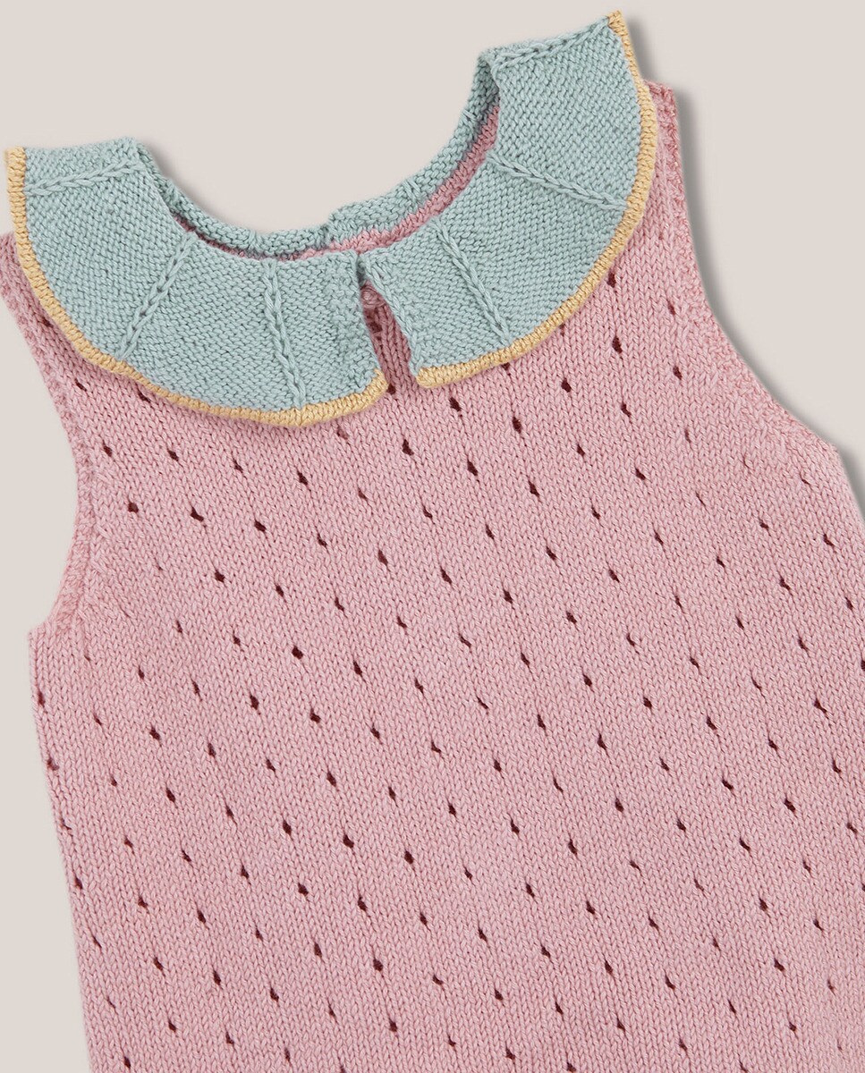 Babygrow de Malha sem Orifícios Verde-claro-3