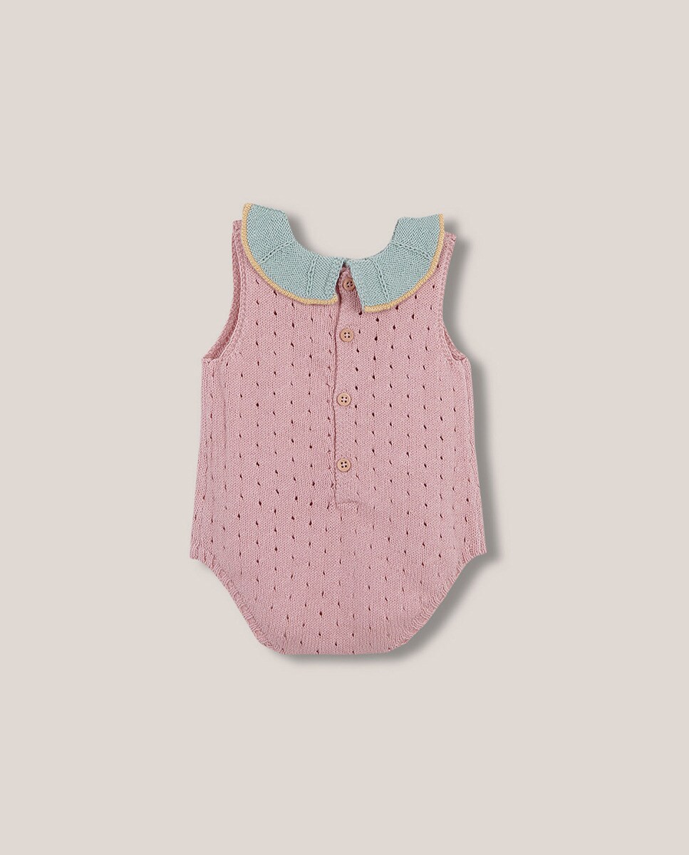 Babygrow de Malha sem Orifícios Verde-claro-2