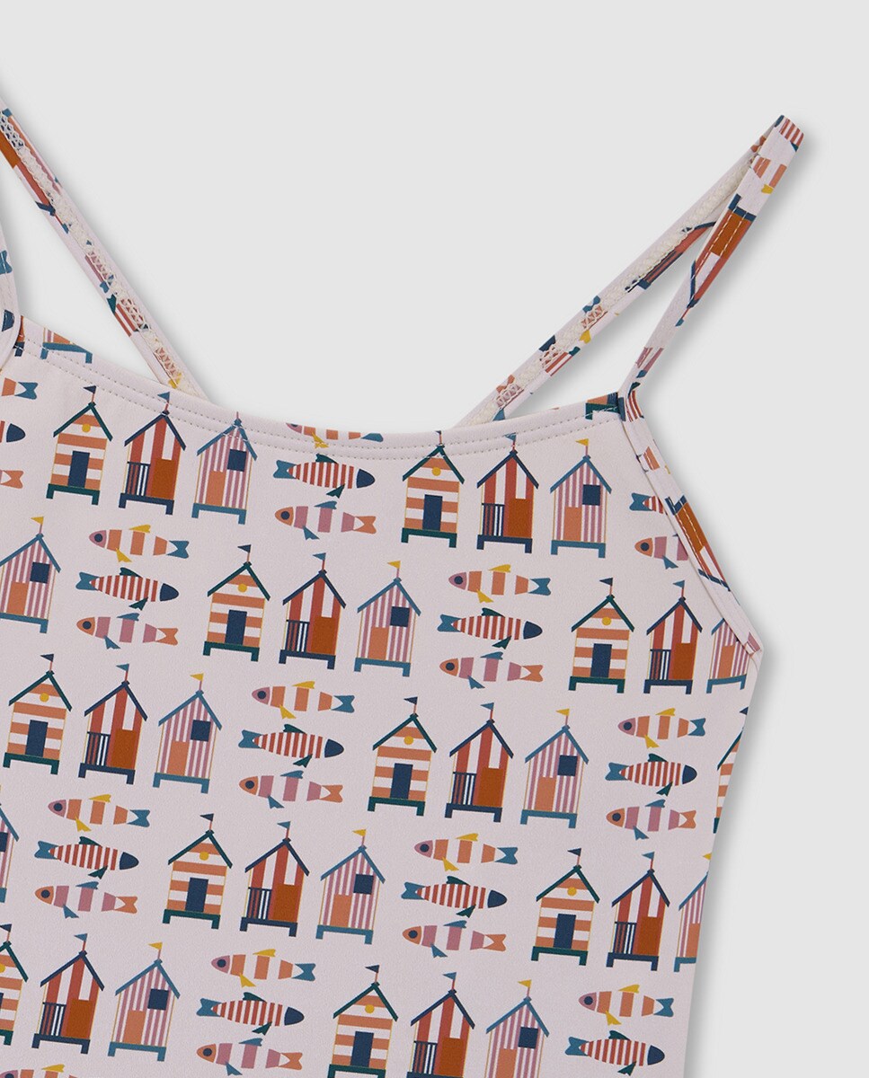 Gocco Culetin Rayas Marineras Costume da Bagno Bimba