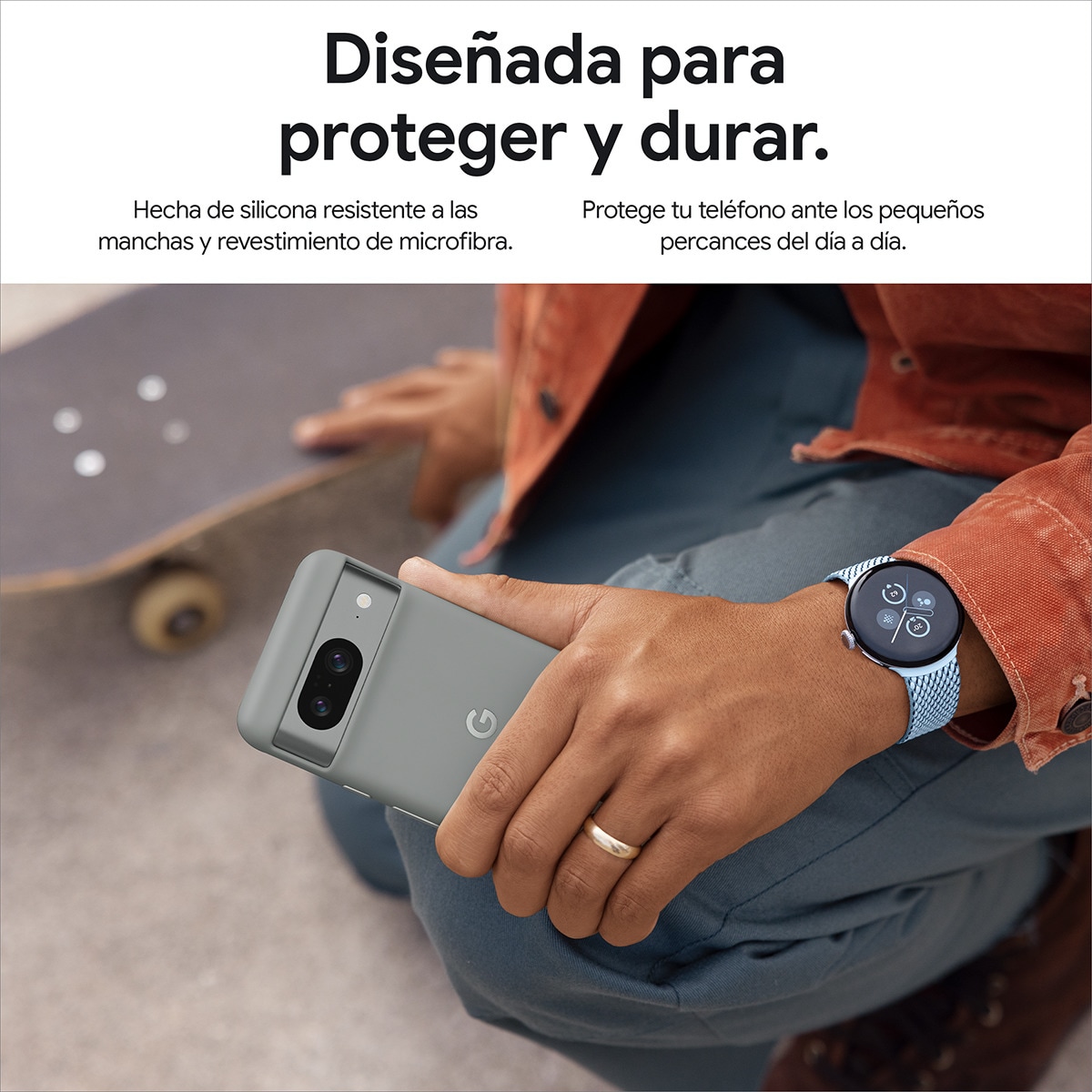 Funda menta para Google Pixel 8 Menta-4