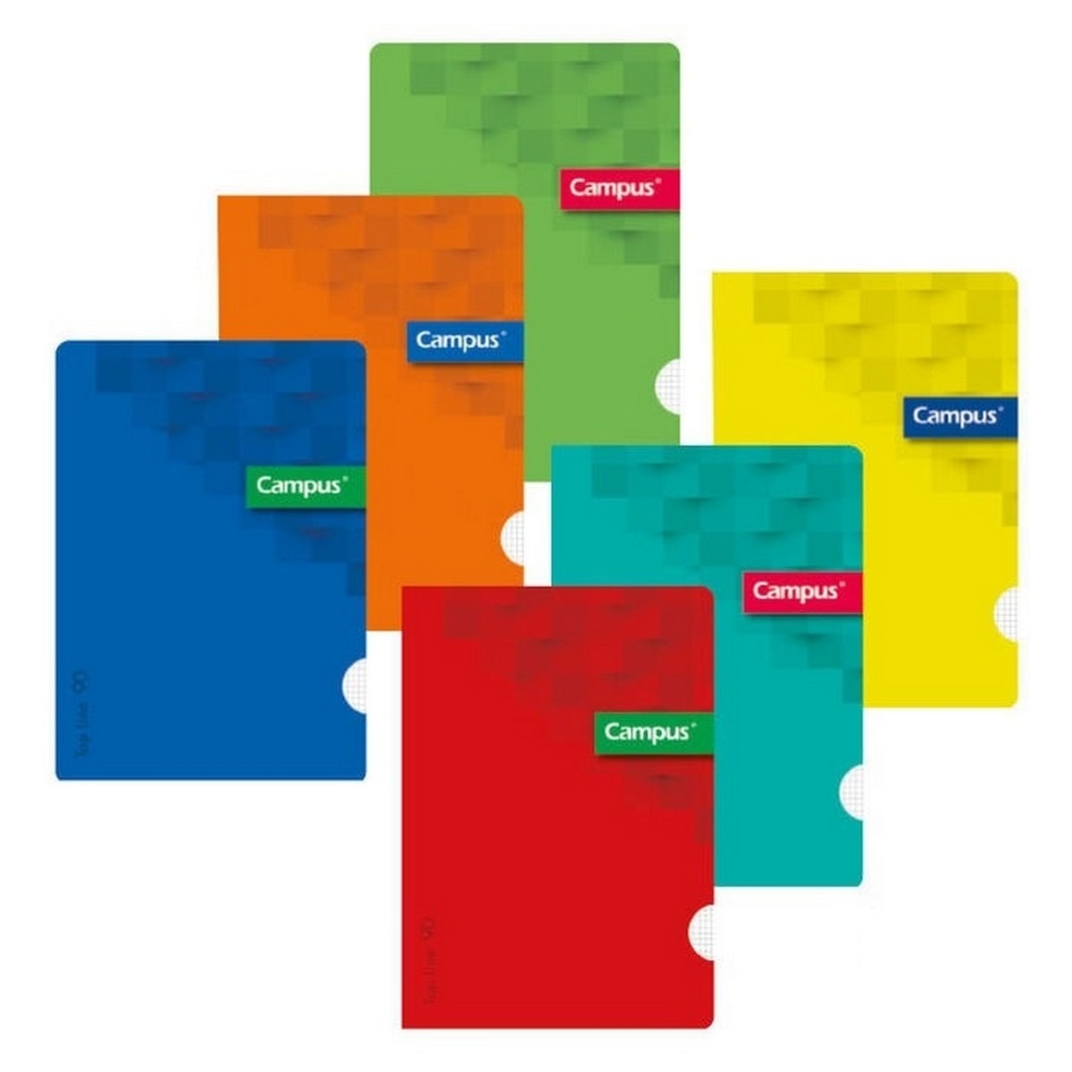 Caderno Campus A5 Agrafado 48 Folhas 1