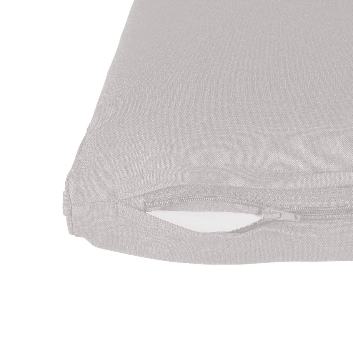 Almofada de assento com encosto alto Basic Taupe-3