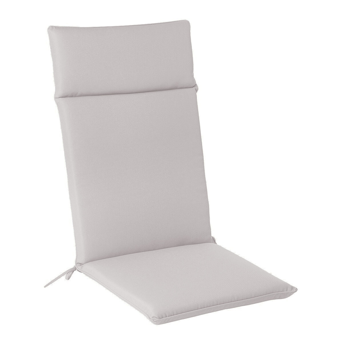 Cojín de asiento con respaldo alto Basic El Corte Inglés Topo-1