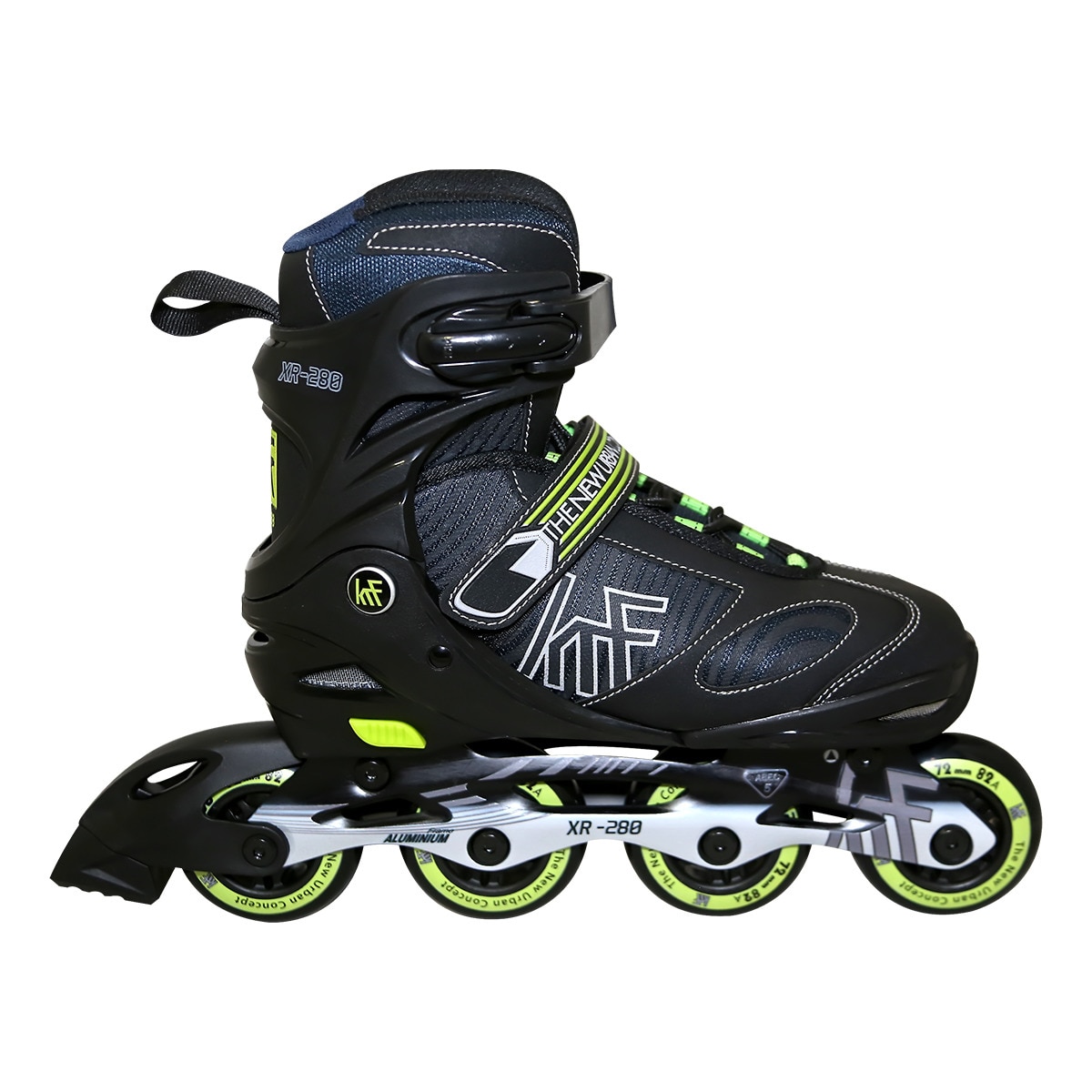 Patins em Linha XR-280 Preto / Verde-2