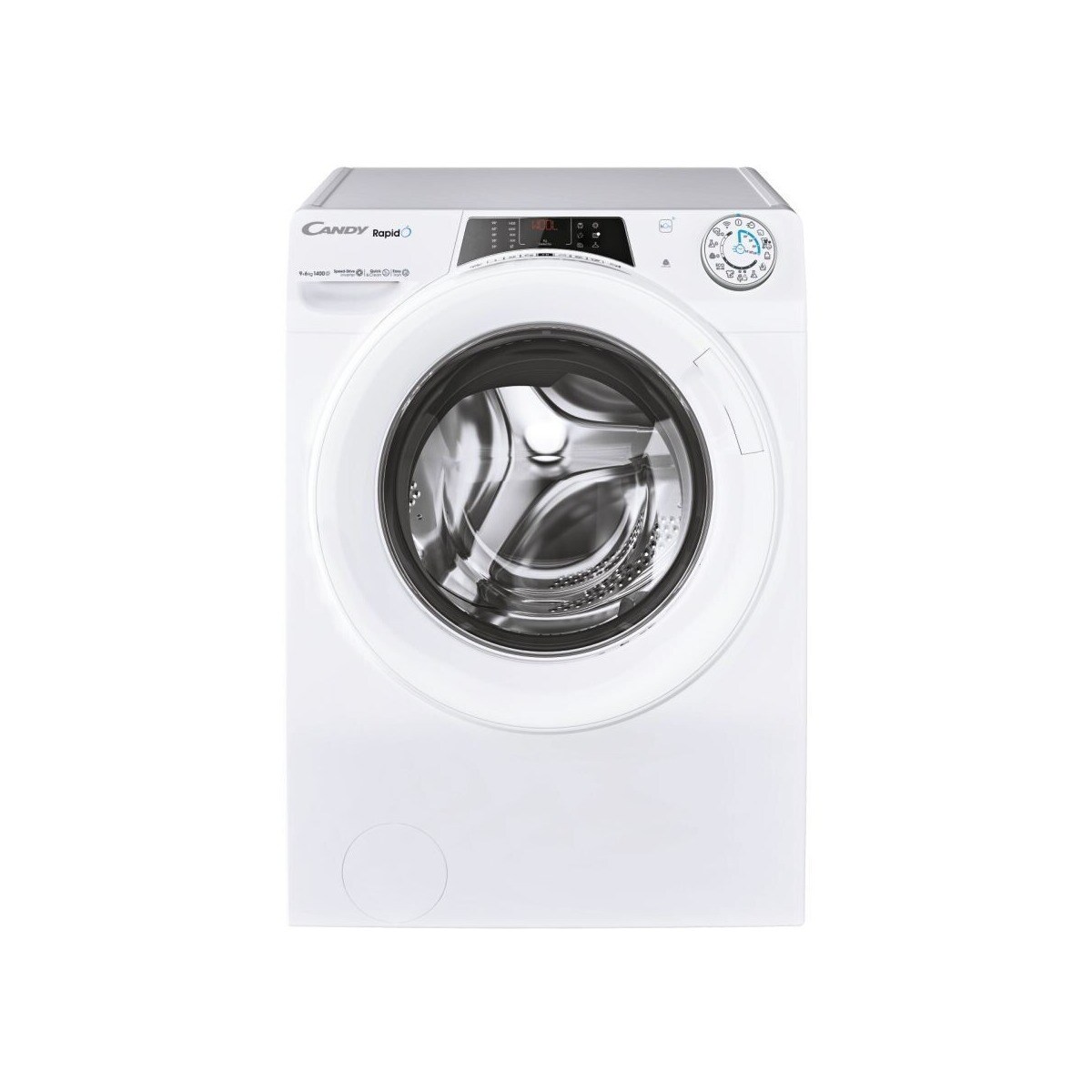 Máquina de Lavar e Secar Roupa Candy RapidÓ ROW 4964DWMT/1-S Carga Frontal de 9/6 Kg e de 1400 rpm - Branco Branco-1