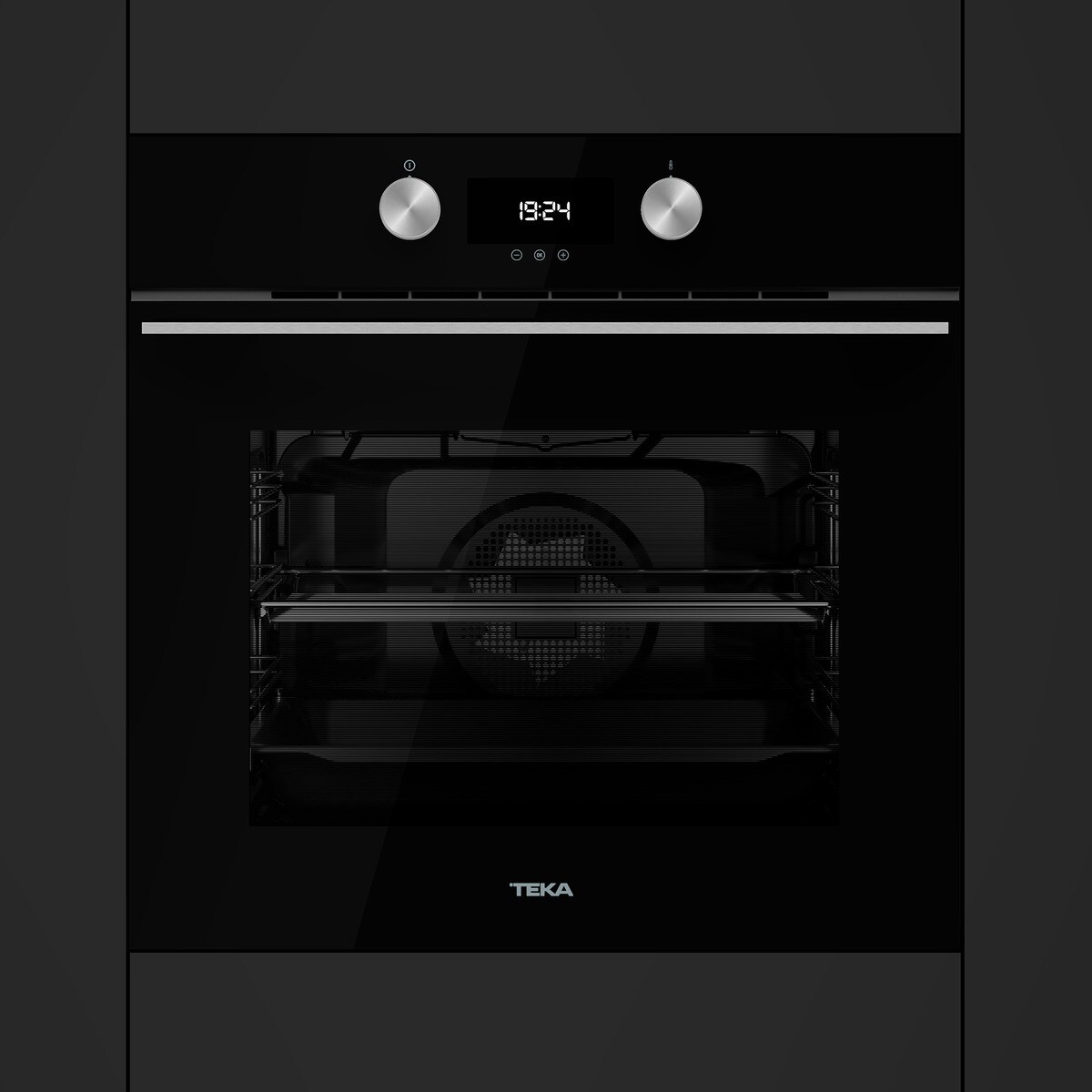 Forno Multifunções Teka HLB 8300 P Edição Urban Colors, SurroundTemp, Dual Clean Pirólise + Hydroclean® PRO e de 71 Litros - Preto Vidro preto-13