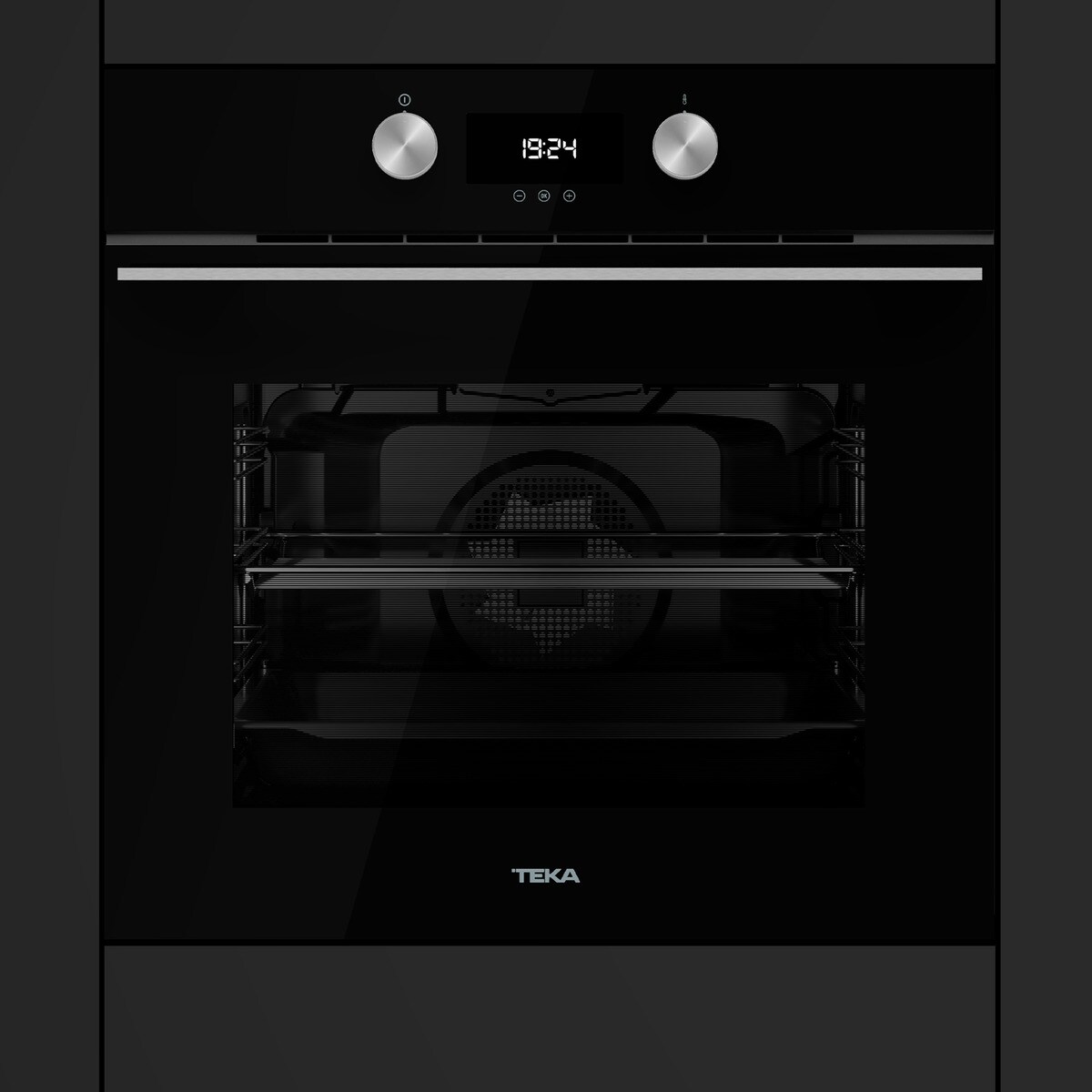 Forno Multifunções Teka HLB 8300 P Edição Urban Colors, SurroundTemp, Dual Clean Pirólise + Hydroclean® PRO e de 71 Litros - Preto Vidro preto-10