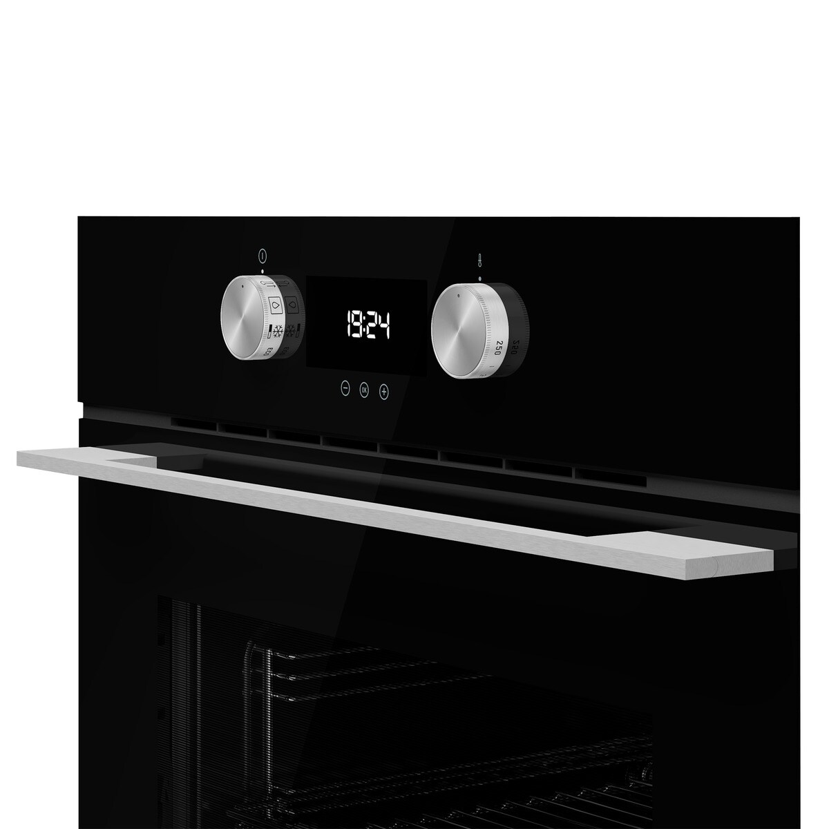 Forno Multifunções Teka HLB 8300 P Edição Urban Colors, SurroundTemp, Dual Clean Pirólise + Hydroclean® PRO e de 71 Litros - Preto Vidro preto-6