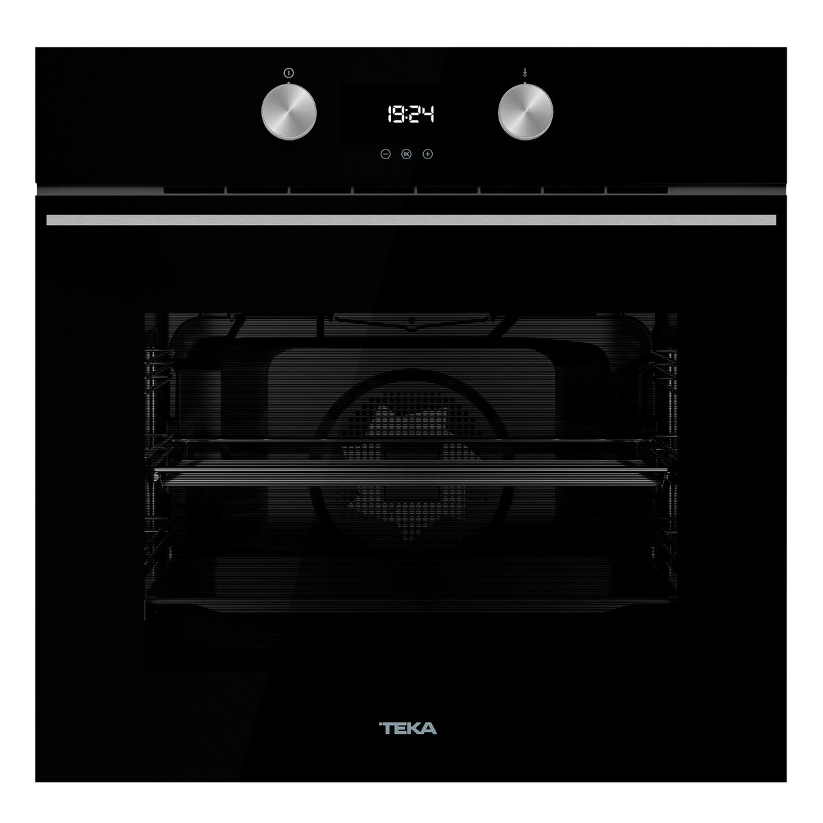 Forno Multifunções Teka HLB 8300 P Edição Urban Colors, SurroundTemp, Dual Clean Pirólise + Hydroclean® PRO e de 71 Litros - Preto Vidro preto-3