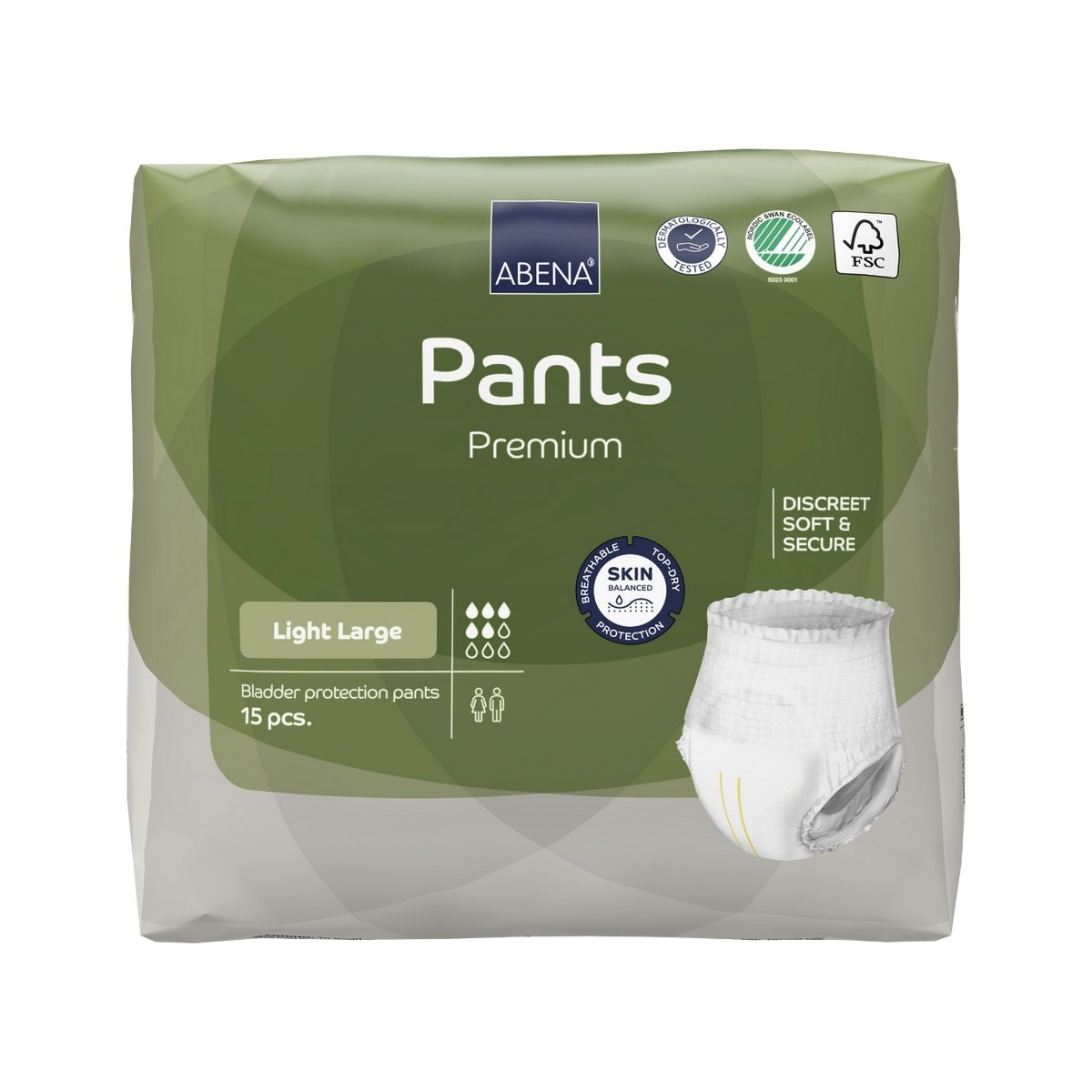 Fralda Cueca Incontinência Light L - 15 un. 1