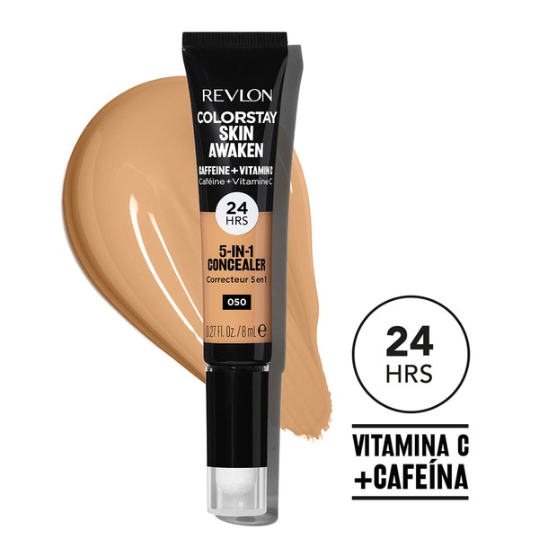 Colorstay Skin Awaken 5 in 1 tone 050 medium deep eye and face corrector 8 ml with caffeine and vitamin C